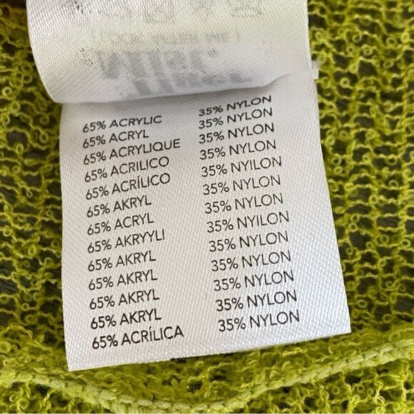 Tiger Mist Mesh Crop Top Sheer Chartreuse Green Party Club - Picture 6 of 9